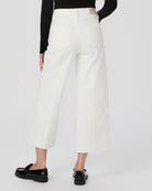 Paige | Anessa 31" Raw Hem Tonal Ecru | Back | Vagabond | Apparel | Boutique