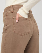 Paige | Anessa 31" Raw Hem Vintage Canewood | Close | agabond | Apparel | Boutique