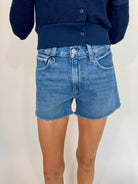 Paige | Archie Short W/ Heavy Frayed Hem | Biarritz | Front | Vagabond | Apparel | Boutique