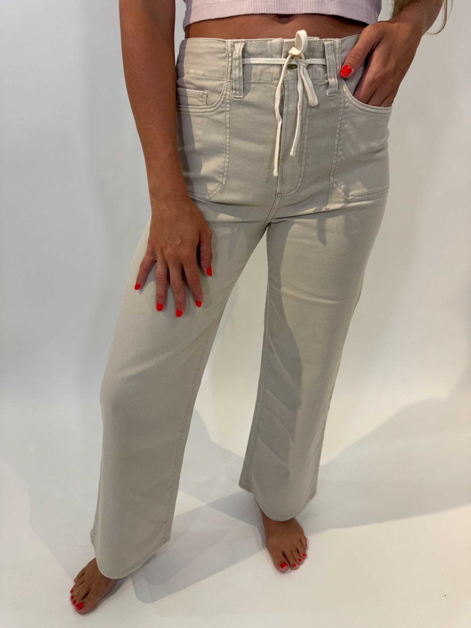 Paige | Ari W/ Waistband Tie and Utility Pocket | Vagabond | Apparel | Boutique