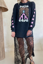 Palm Collective | Daintree Lace Skirt | Black  | Front | Vagabond | Apparel | Boutique