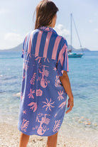 Palm Collective | Sea Circus Shirt Dress Back | Vagabond | Apparel | Boutique