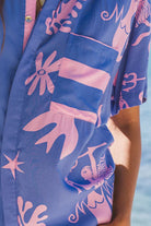 Palm Collective | Sea Circus Shirt Dress | Close | Vagabond | Apparel | Boutique