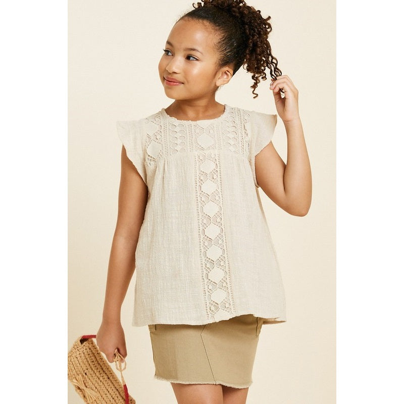 Paperdoll | Crochet | Flutter | Top | Vagabond | Apparel | Boutiuqe