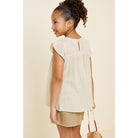 Paperdoll | Crochet Flutter Sleeve | Top | Back | Vagabond | Apparel | Boutique