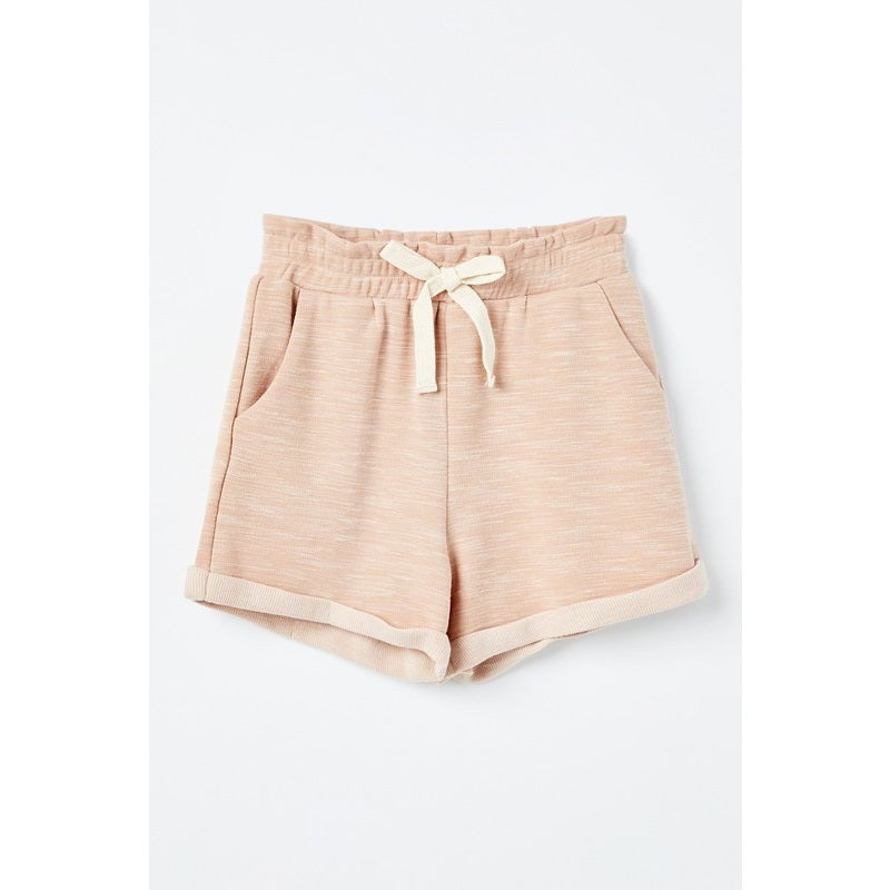 Paperdoll | Roll | Cuff | Knit | Short | blush | Flat | Vagabond | Apparel | Boutique