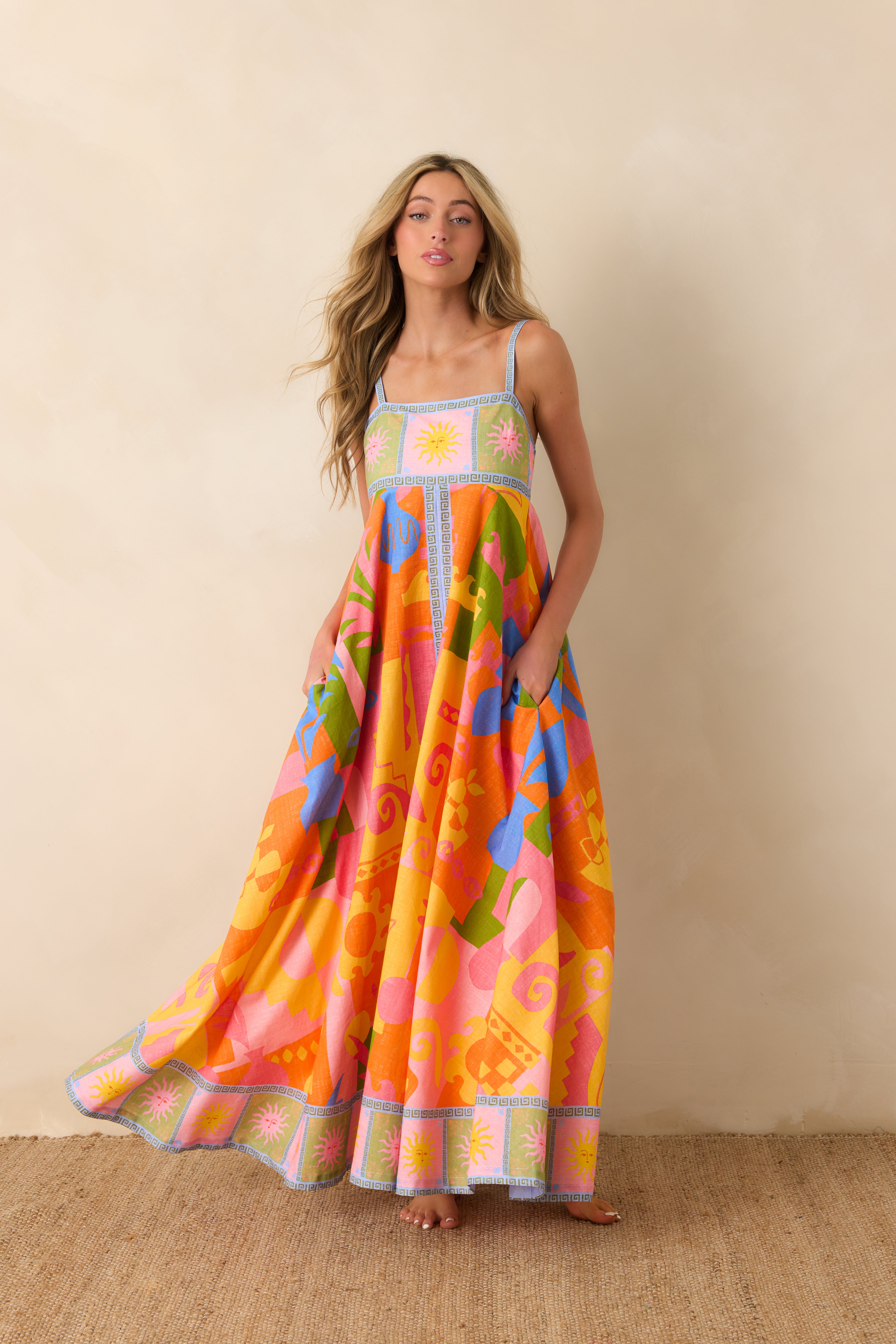 Paradisa | Atlantis Maxi Dress | Front | Vagabond | Apparel | Boutique