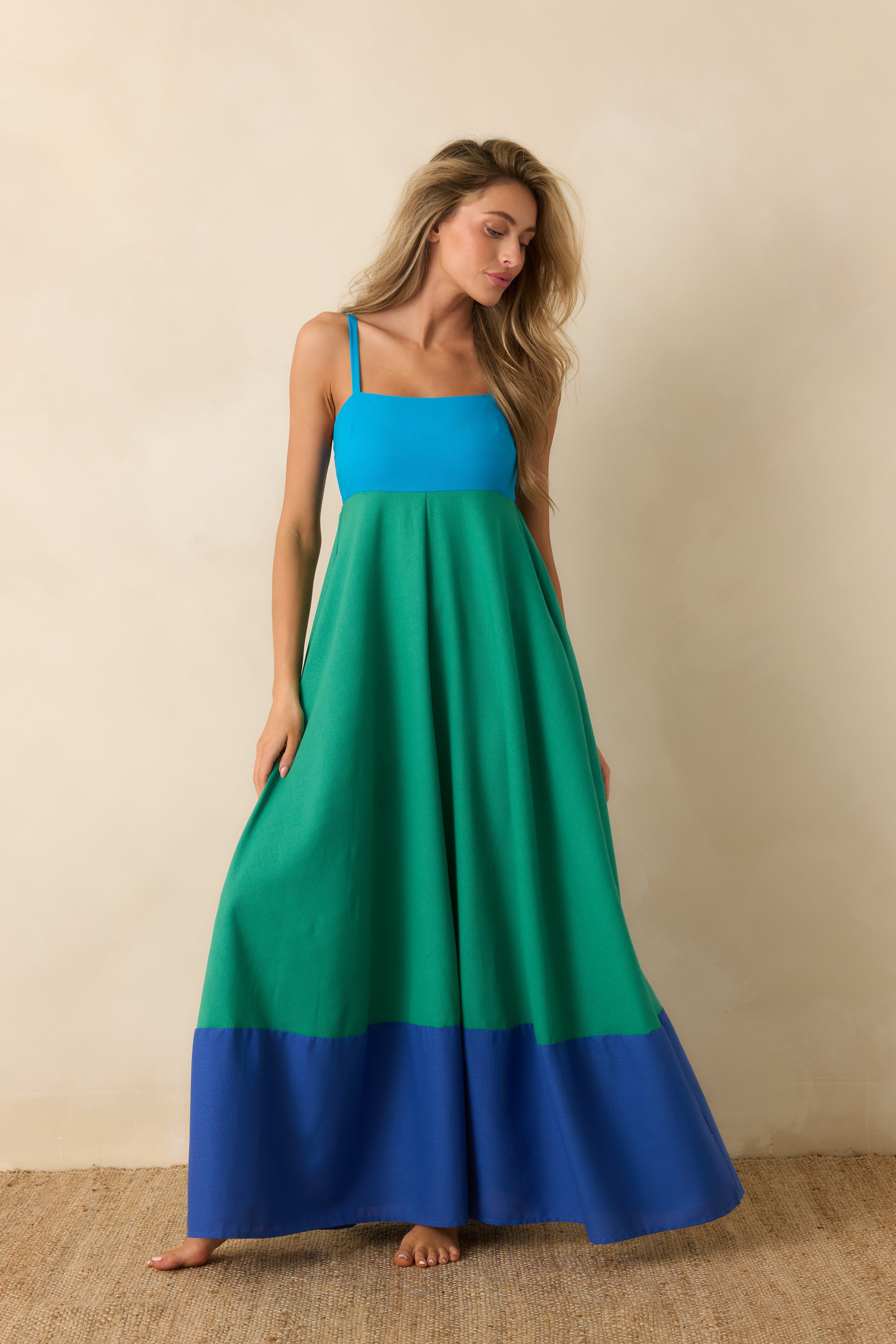 Paradisa | Atlantis Maxi Dress Sea Level | Vagabond | Apparel | Boutique