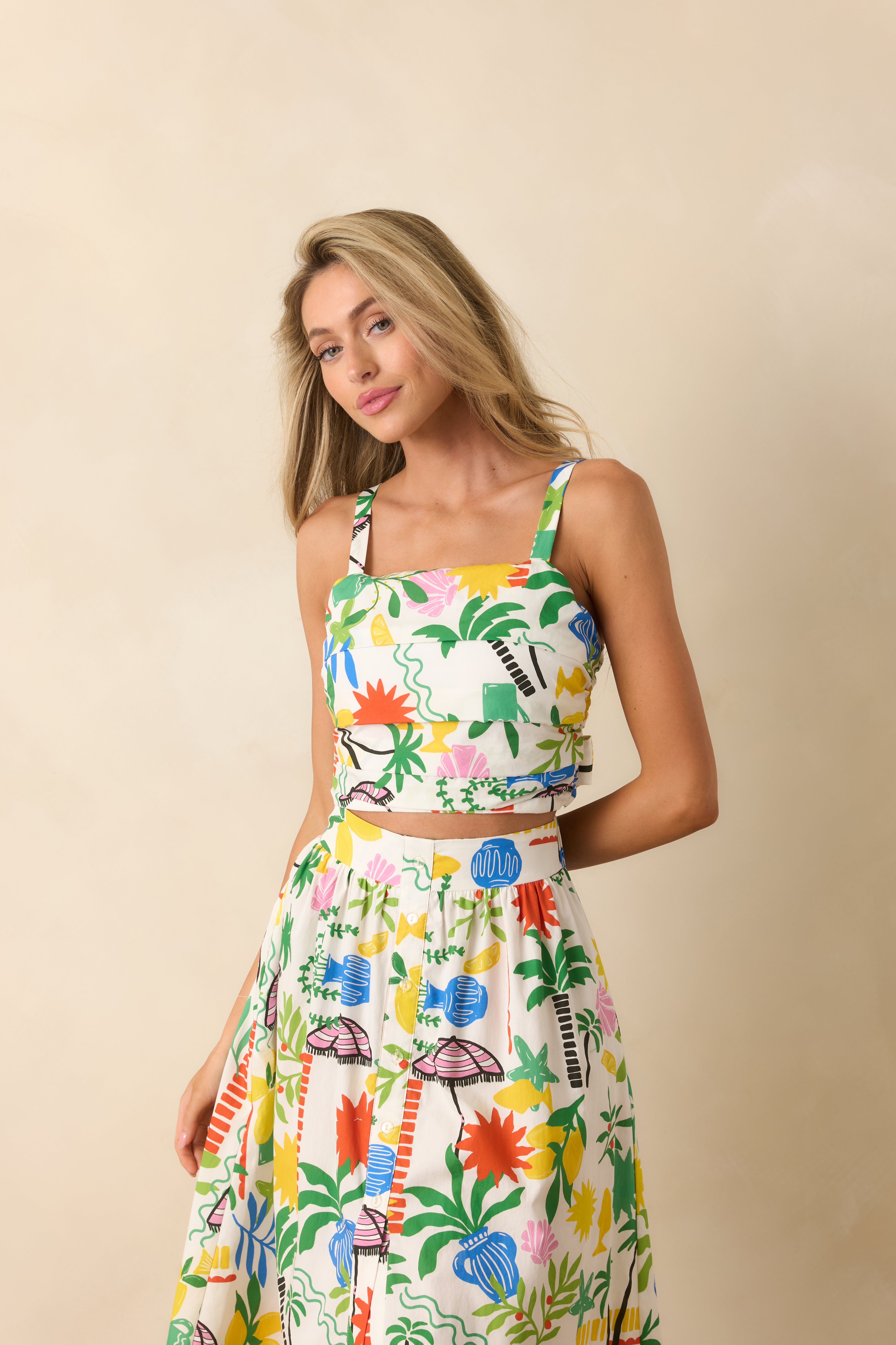 Paradisa | Caicos Crop Top | Vagabond | Apparel | Boutique