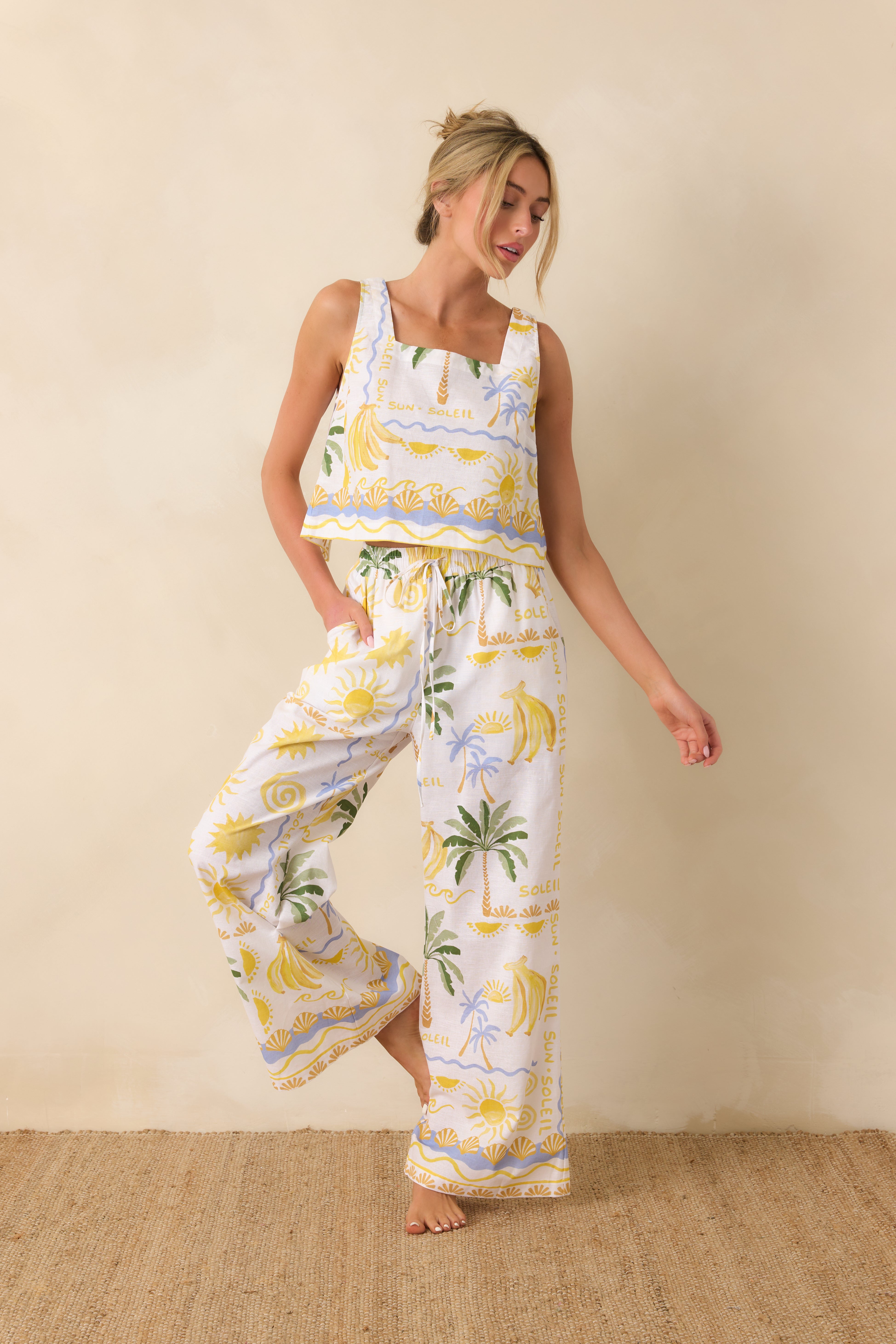 Paradisa | Gulf Coast Pants | Model | Vagabond | Apparel | Boutique