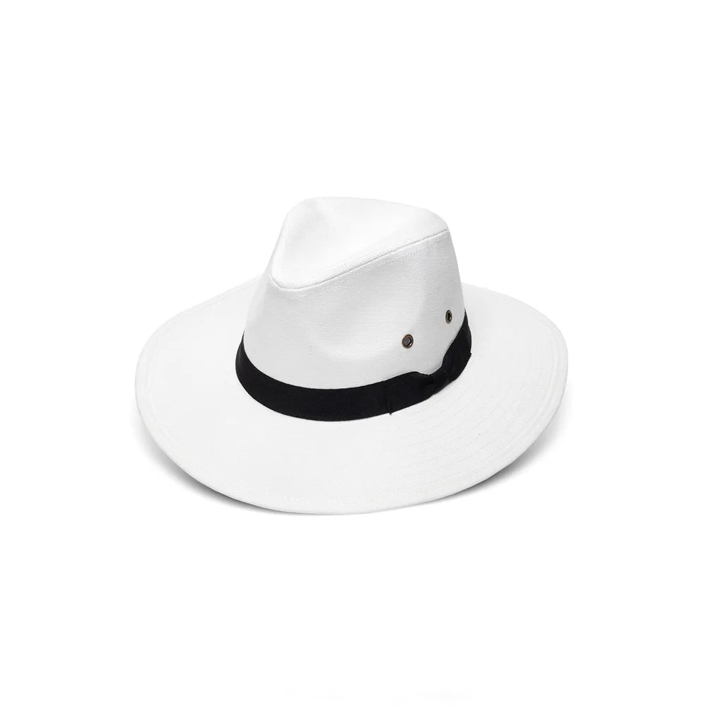 Physicians Endorsed | Stassi Hat | White Black| Vagabond | Apparel | Boutique