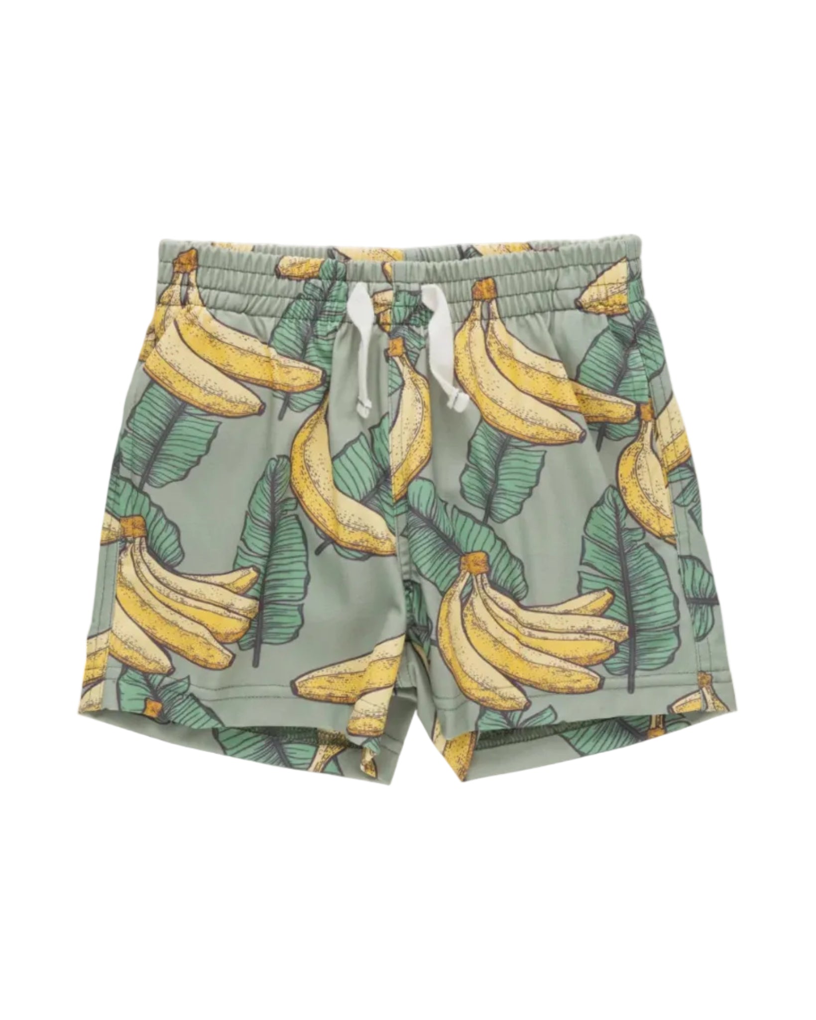 Pink Chicken | Boys Banana Leaves Swim Trunk | Vagabond | Apparel | Boutique