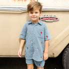 Pink Chicken | Boys Calvin Short | Model | Vagabond | Apparel | Boutique