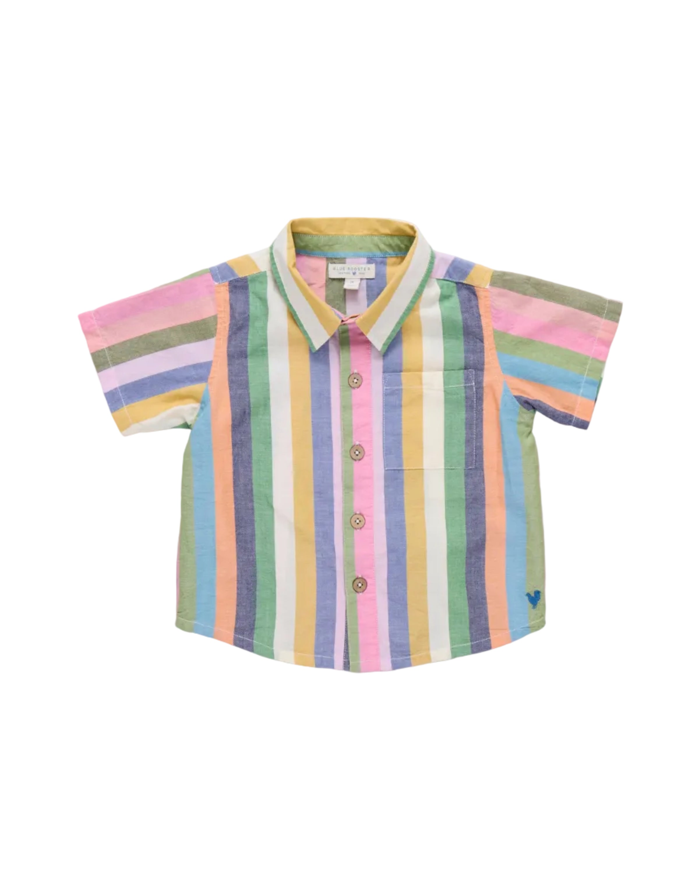 Pink Chicken | Boys Jack Shirt | Parade Stripe | Vagabond | Apparel | Boutique