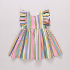 Pink Chicken | Girls Elsie Dress | Paradise Stripe | Back | Vagabond | Apparel | Boutique