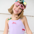 Pink Chicken | Girls Lottie Suit | Model | Vagabond | Apparel | Boutique