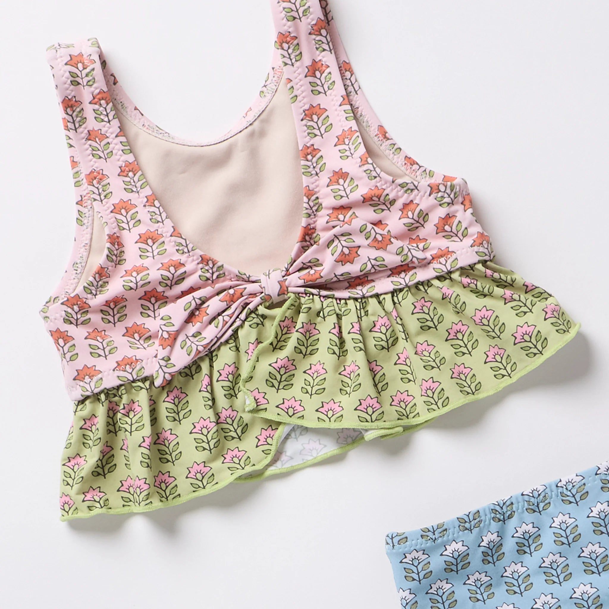 Pink Chicken | Girls Palmer Tankini | Close | Vagabond | Apparel | Boutique