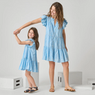 Pink Chicken | Women Kalani Ruffle Dress | Matching | Vagabond | Apparel | Boutique