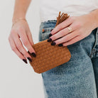 Pretty Simple | Paris Card Wallet | Woven Brown | Vagabond | Apparel | Boutique