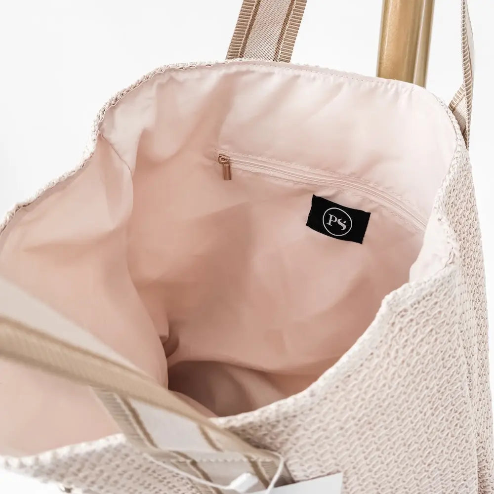 Pretty Simple | Ruby Raffia Tote Bag | Cream | Open | Vagabond | Apparel | Boutique