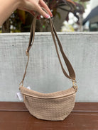 Pretty Simple | Suede Westlyn Woven Bum Bag | Front | Vagabond | Apparel | Boutique