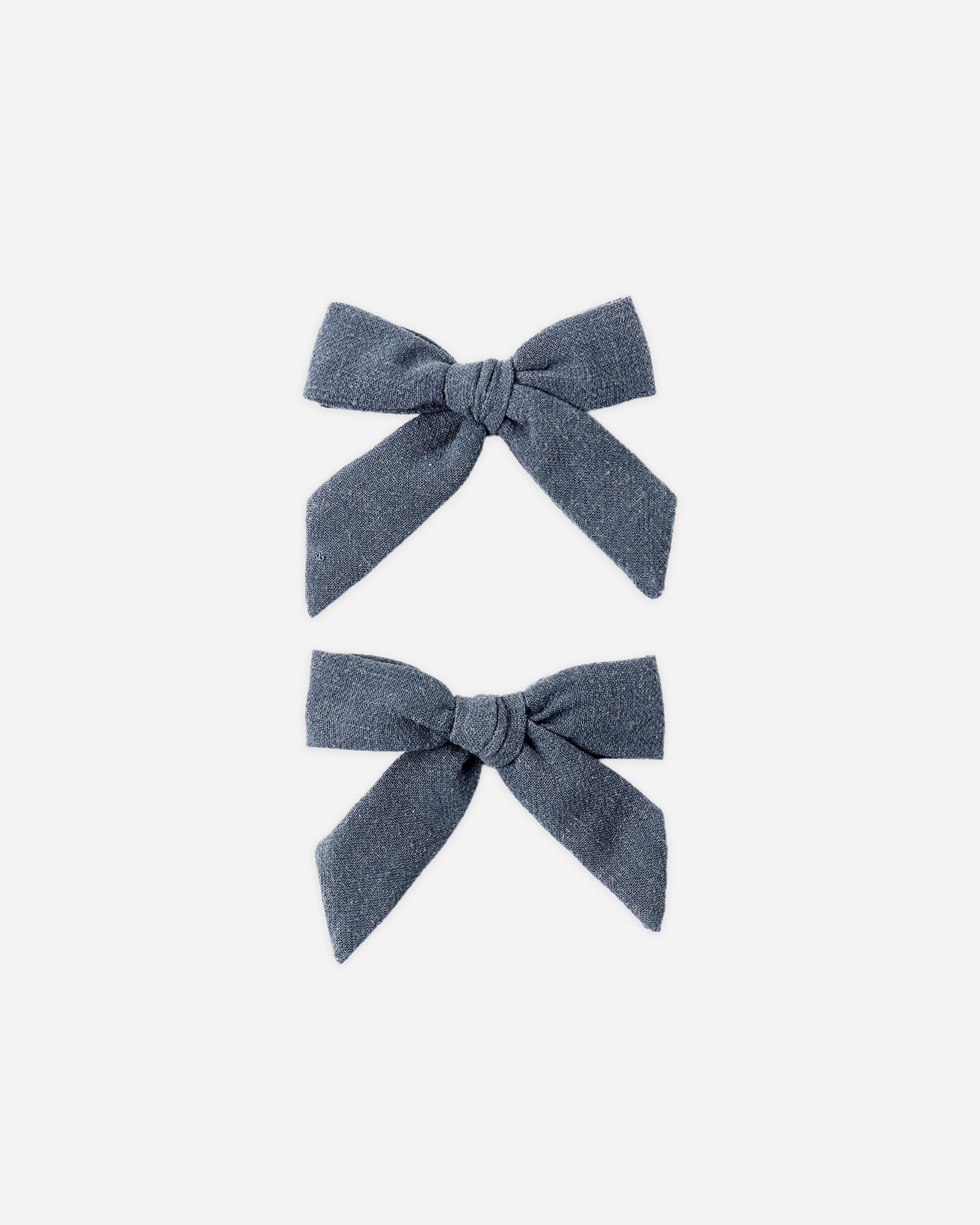 Rylee & Cru | Bows Set Of 2 Navy | Vagabond | Apparel | Boutique