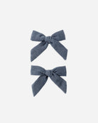 Rylee & Cru | Bows Set Of 2 Navy | Vagabond | Apparel | Boutique