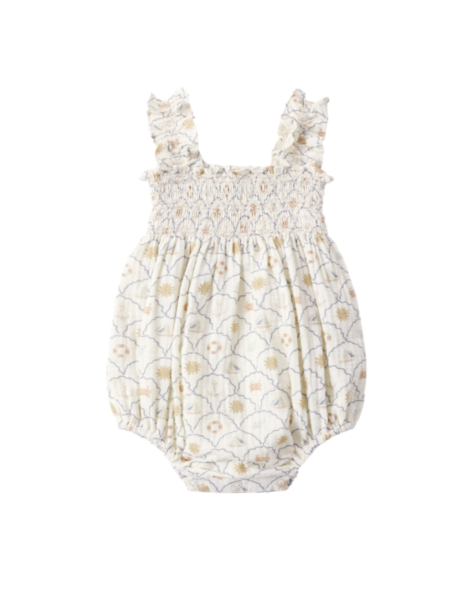Rylee & Cru Julia Romper Nautical
