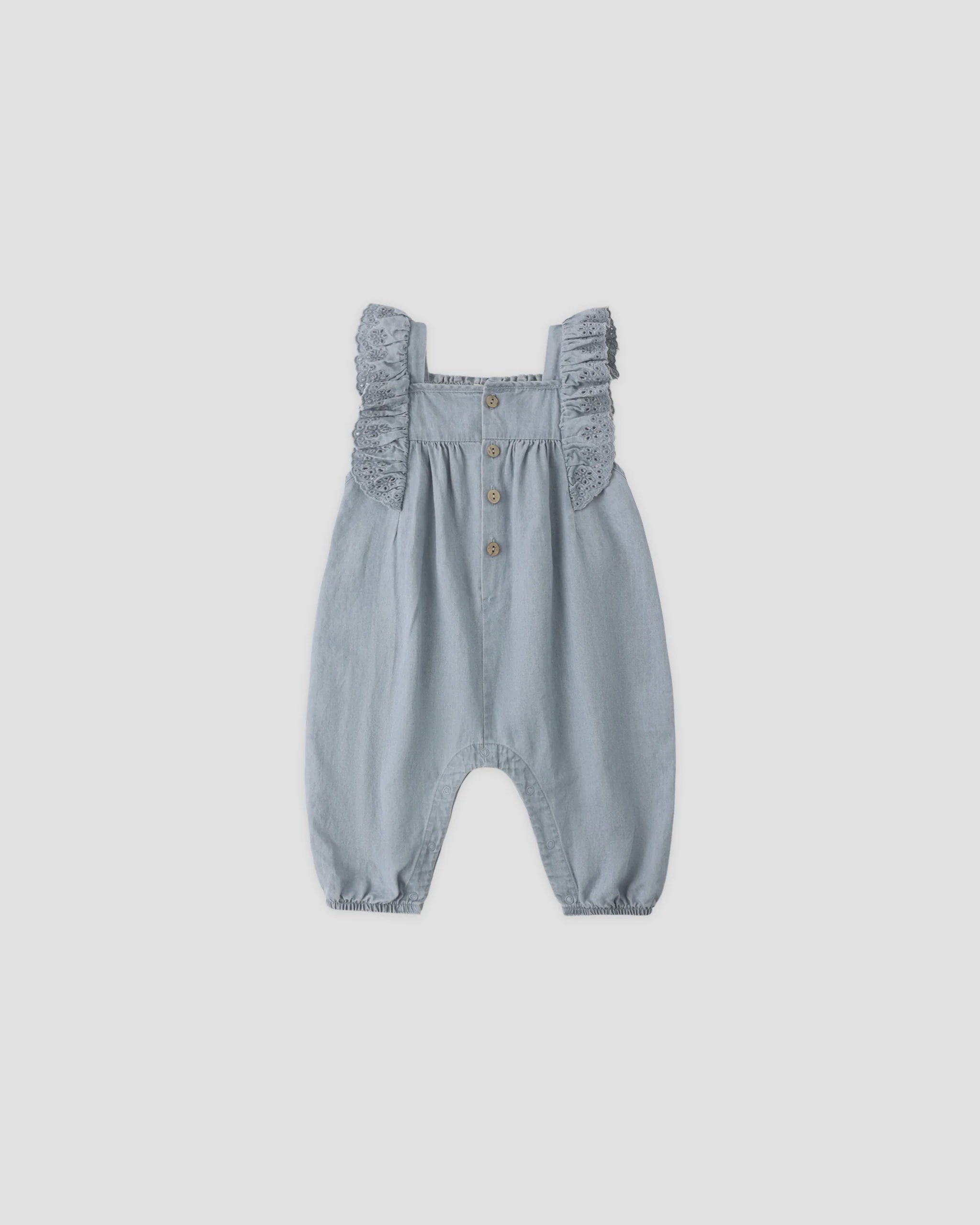 Rylee & Cru Nova Romper Chambray