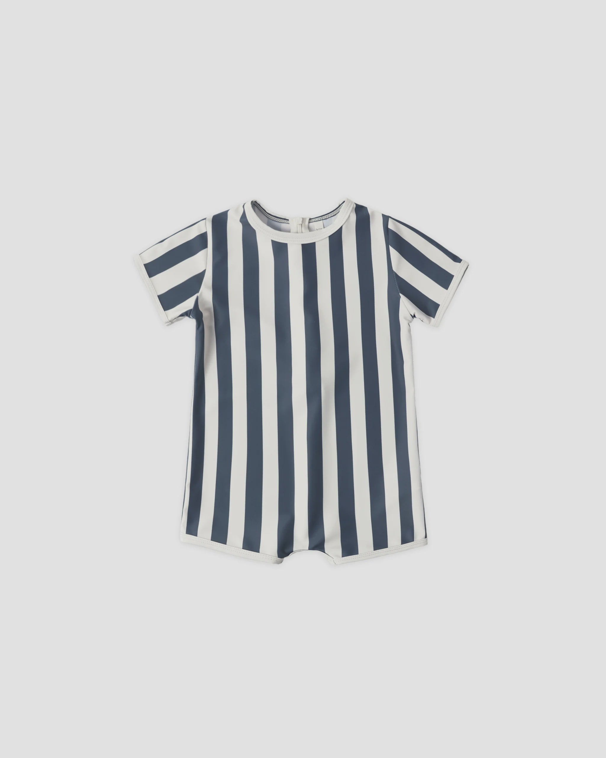 Rylee & Cru Shorty One-Piece Navy Stripe