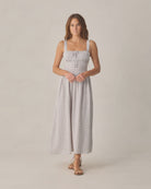 Rylee & Cru | Women Primrose Maxi Dress Light Blue Plaid | Vagabond | Apparel | Boutique