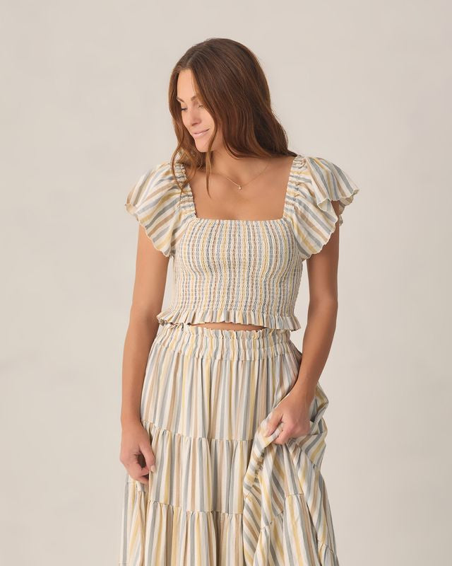 Rylee & Cru Women Zayla Top Valencia Stripe