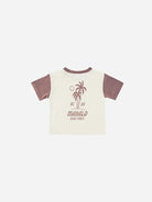 Rylee & Cru Mahalo Contrast Short Sleeve Tee