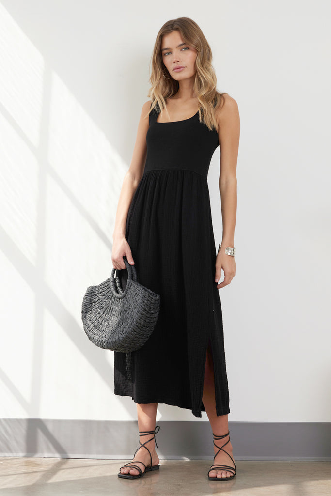 LA Made Alanni Dress Black | Vagabond Apparel Boutique