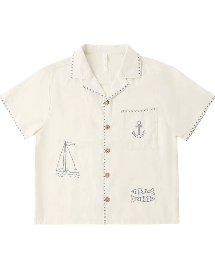 Rylee & Cru | Lapel Collar Shirt Sailor | Vagabond | Apparel | Boutique