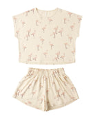 Rylee & Cru | Raegan Set Flamingo | Flat | Vagabond | Apparel | Boutique