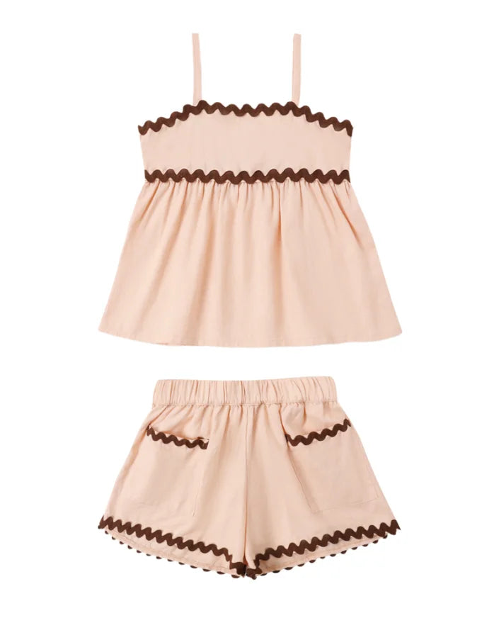 Rylee & Cru | Ric Rac Set | Blush | Vagabond | Apparel | Boutique