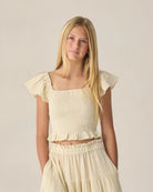 Rylee & Cru | Zayla Top Citron Stripe | Vagabond | Apparel | Boutique