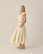 Rylee & Cru | Zayla Top Citron Stripe | Side | Vagabond | Apparel | Boutique