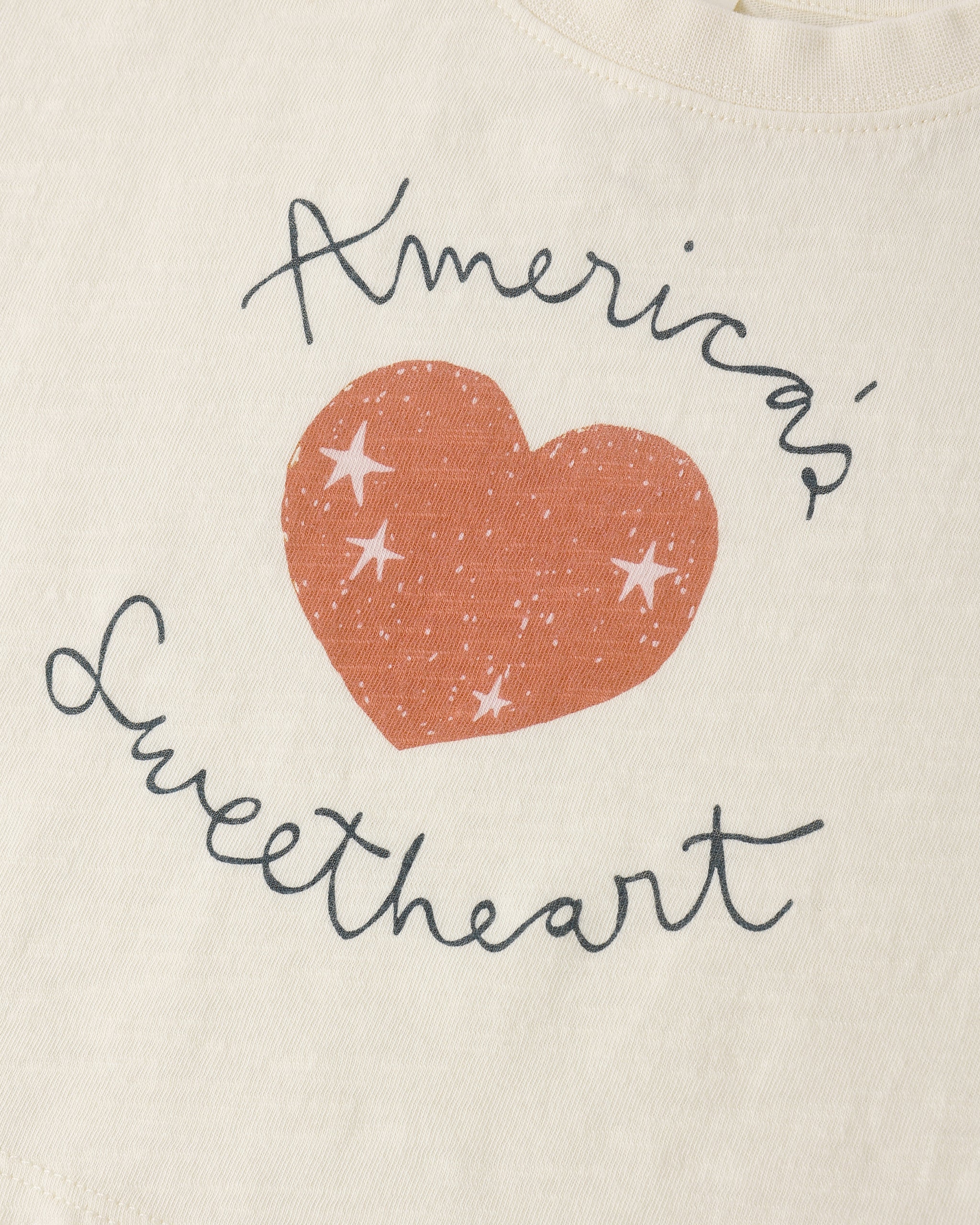 Rylee & Cru Boxy Tee Americas Sweetheart