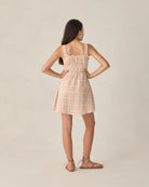 Rylee & Cru | Jane Mini Dress Summer Plaid | Back | Vagabond | Apparel | Boutique