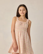 Rylee & Cru | Jane Mini Dress Summer Plaid | Front | Vagabond | Apparel | Boutique