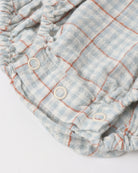 Rylee & Cru | Kalea Romper Light Blue Plaid | Bottom | Vagabond | Apparel | Boutique