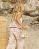 Rylee & Cru | Kayli Set Summer Plaid | Back | Vagabond | Apparel | Boutique