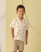 Rylee & Cru Lapel Collar Shirt Coastal