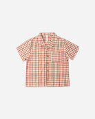 Rylee & Cru | Lapel Collar Shirt Poppy Gingham | Stock | Vagabond | Apparel | Boutique