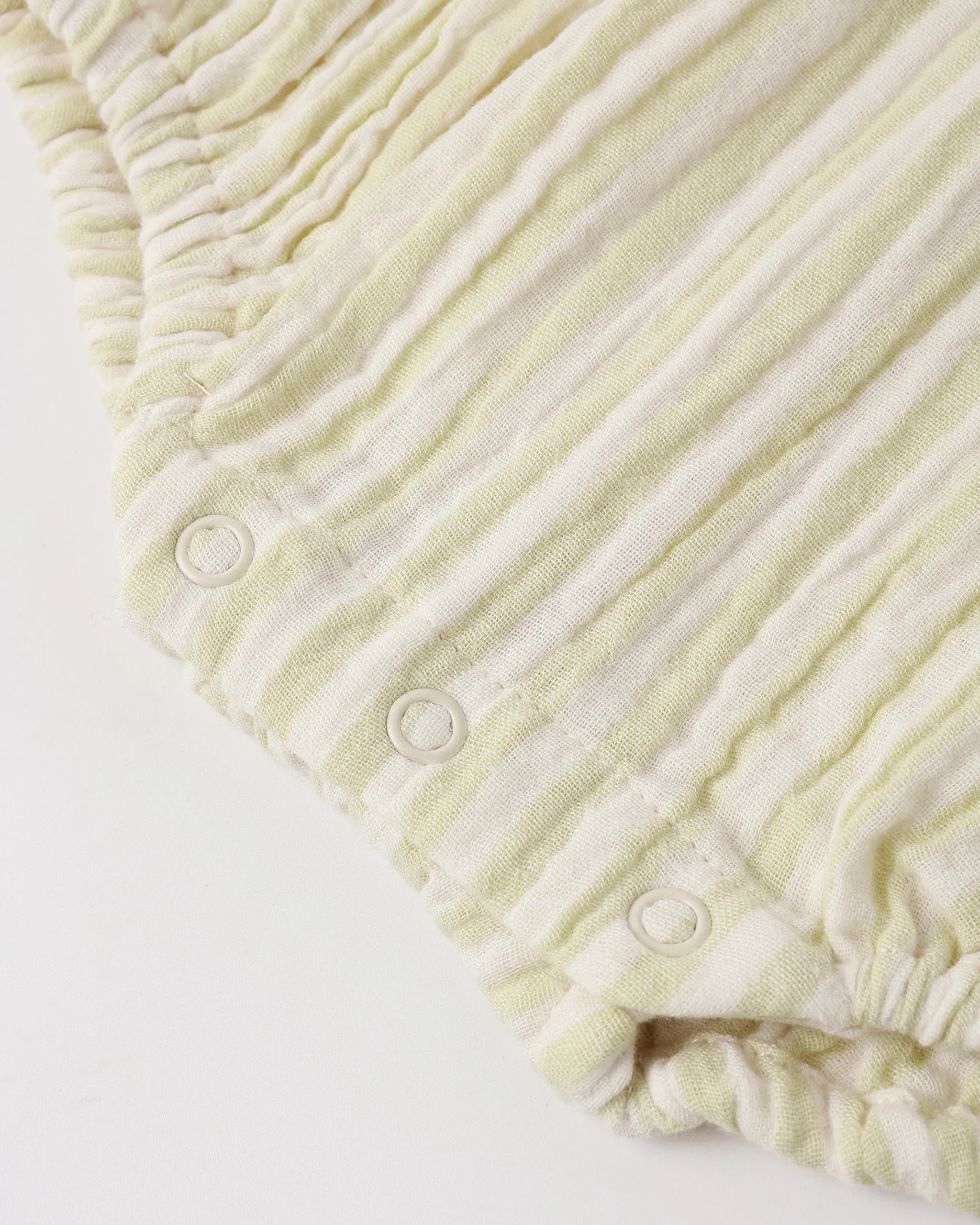 Rylee & Cru Lou Romper Citron Stripe
