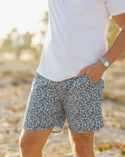 Rylee & Cru | Men Dolphin Boardshort Navy Floral | Vagabond | Apparel | Boutique
