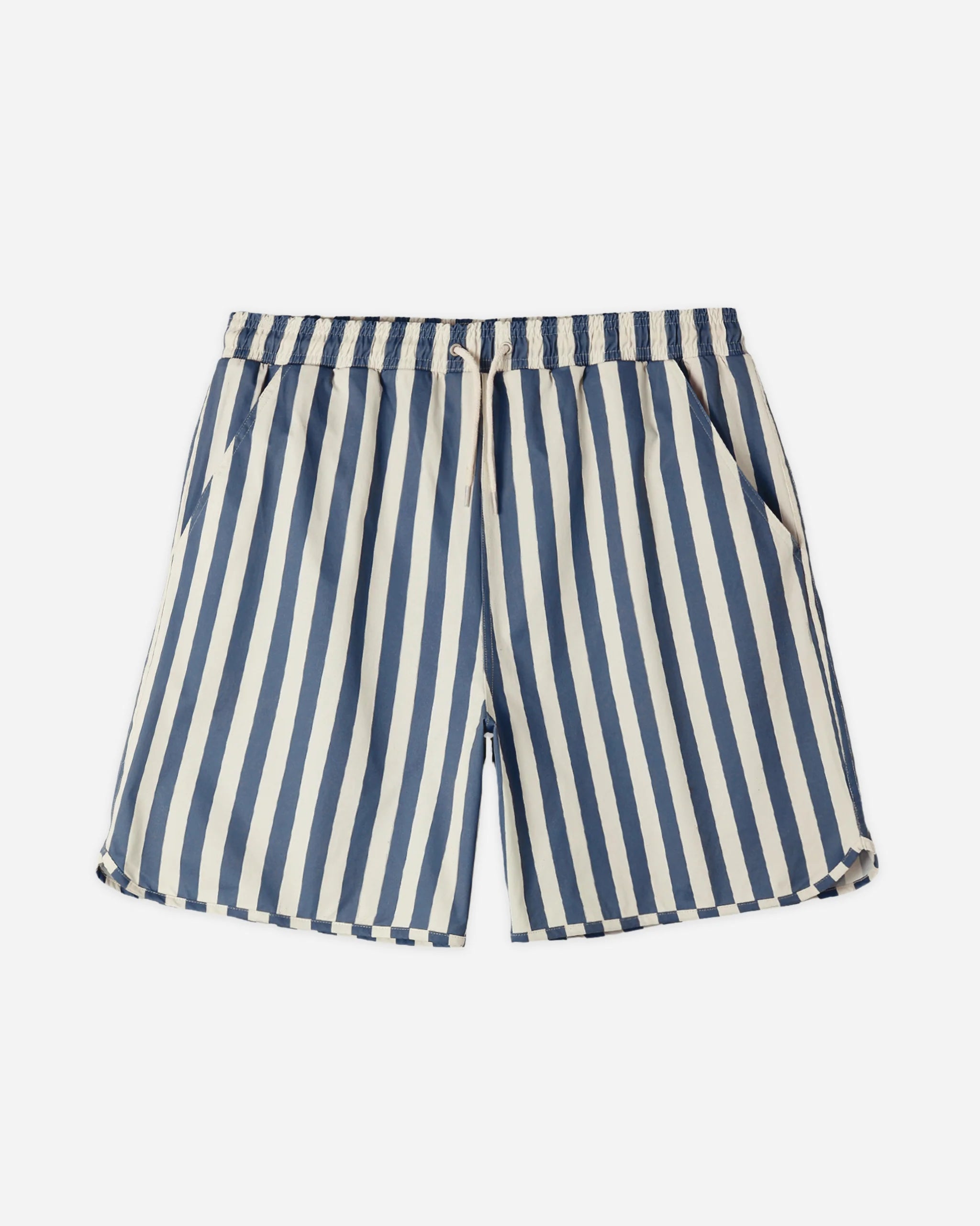 Rylee & Cru | Men Boardshort Navy Stripe | Front | Vagabond | Apparel | Boutique