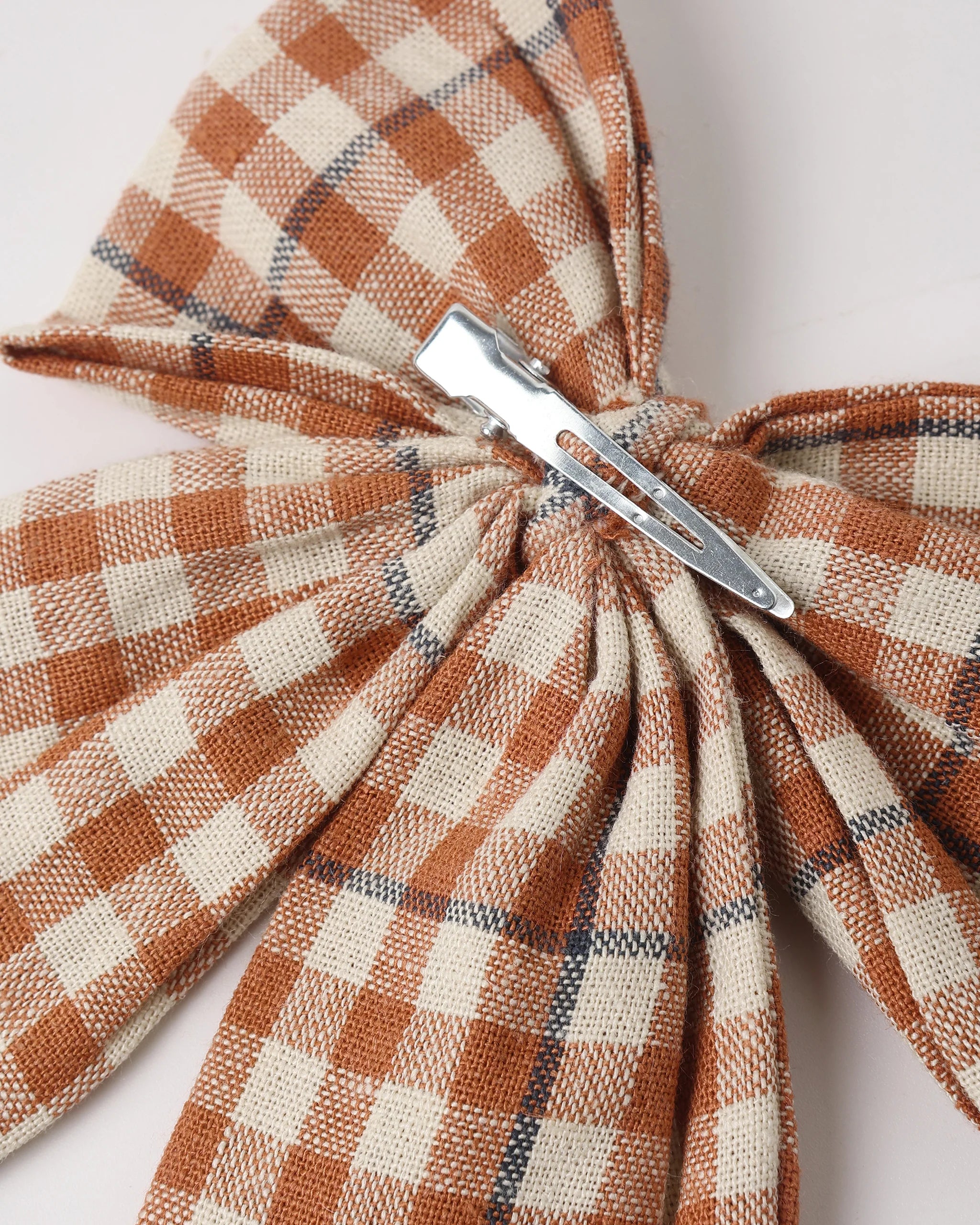 Rylee & Cru Oversized Bow Poppy Gingham
